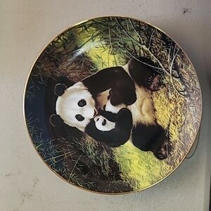 Decorative Panda Collector Plate